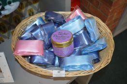 *Basket of Ribbons, and a Fragrance Candle
