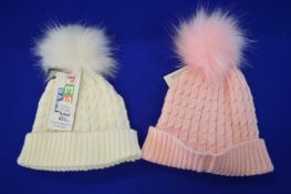 *2x Pesci Baby Bobble Hats