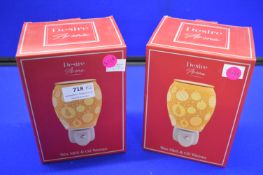 *2x Desire Aroma Wax Melt & Oil Warmers