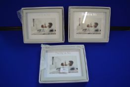 *3x Daddy & Me Photo Frames