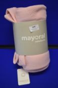 *Mayoral Newborn Baby Blanket in Pink