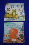 *2x Jelly Cat Children’s Story Books “Finnegan the Frog” and “Odel the Octopus”