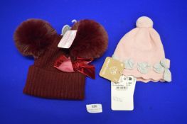 *2x Mayoral Infants Hats Size: 6-12 months