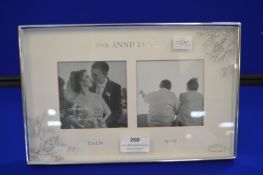 *Then and Now 40th Anniversary Photo Frame