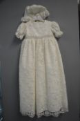*Visara Ivory Christening Gown Size: 3-6 months