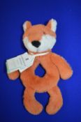 *Baby Jelly Cat Bashful Fox Cub Ring Rattle