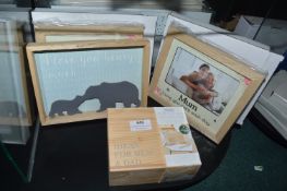*Wooden Ideas for Mum & Dad Gift Box, and Wooden Photo Frames, etc.