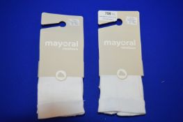 *2x Pairs of Mayoral Newborn Baby Socks Size: 18 months