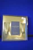 Lanvin L’Homme Giftset - 100ml EDT, 50ml Aftershave Balm, and 50ml Shower Gel