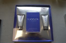 Lanvin L’Homme Giftset - 100ml EDT, 50ml Shower Gel, and 50ml Aftershave Balm
