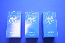 3x Charlie Original 100ml EDT