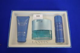 Oxygene Pour Homme by Lanvin Gift Set - 30ml EDT, 50ml Deodorant, and 50ml Shower Gel