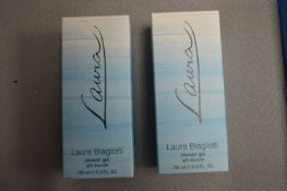 2x Laura Biagiotti 150ml Shower Gel