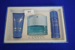 Oxygene Pour Homme by Lanvin Gift Set - 30ml EDT, 50ml Deodorant, and 50ml Shower Gel