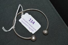 925 Sterling Silver Bangle 19g