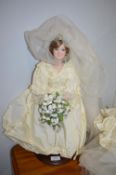 Princess Diana Porcelain Bride Doll
