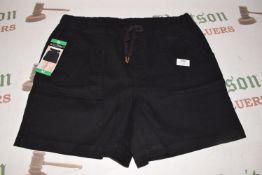 *Women’s Black 97% Cotton Shorts Size: XL