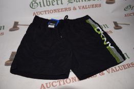 *DKNY Men’s Black Swim Shorts Size: L