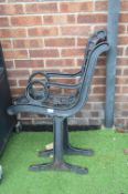 Pair of Cast Iron Bench Ends