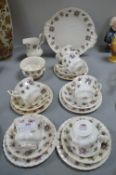 Royal Albert Sweet Violets Part Tea Set 20pcs