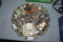 Tray Lot of Costume Jewellery