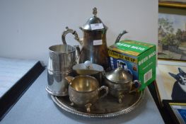 EPNS Tray, Coffee Pot, etc.