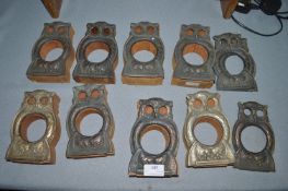 8x Unfinished Owl Clock Cases with 3x Blanks