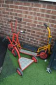 3x Children’s Scooters