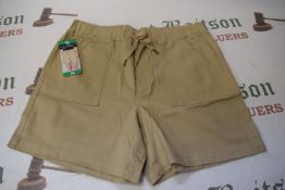 *Women’s Beige 97% Cotton Shorts Size: XL