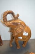 Carved Wooden Elephant