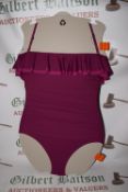 *DKNY Women’s Magenta Swimsuit Size: 16