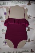 *DKNY Women’s Magenta Swimsuit Size: 14
