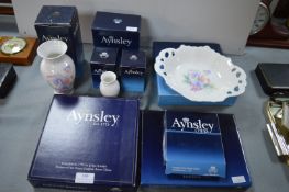 Aynsley Boxed China Dishes and Vases
