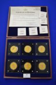 Windsor Mint Silver Jubilee 24ct Gold Coin Collection