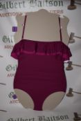 *DKNY Women’s Magenta Swimsuit Size: 14