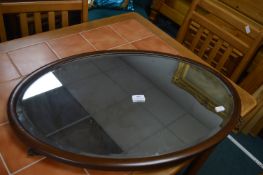 1930’s Bevelled Edge Oval Mirror