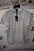 *Emporio Armani Men’s White Polo Shirt Size: L