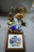 Decorative Pottery, Ornaments, and Clocks