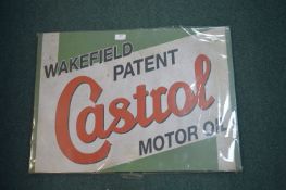 Reproduction Castrol Motor Oil Advertising Board
