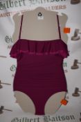 *DKNY Women’s Magenta Swimsuit Size: 16