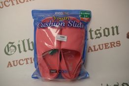 32 Degrees Cool Youth’s Pink Cushion Sliders Size: 3-4