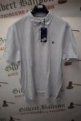 *Jack Wills Men’s White Polo Shirt Size: XXL