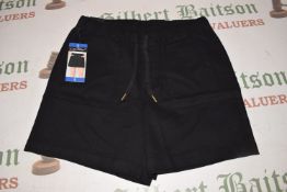 *Women’s Black 97% Cotton Shorts Size: L