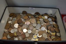Large Box of Vintage British and Foreign Coinage