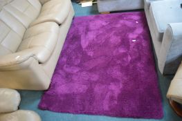 Oriana Soft Touch Rug in Aubergine ~4ft x 6ft