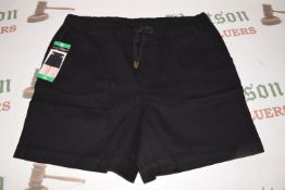 *Women’s Black 97% Cotton Shorts Size: XL