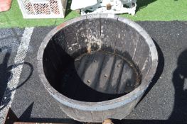 Quarter Barrel Garden Planter