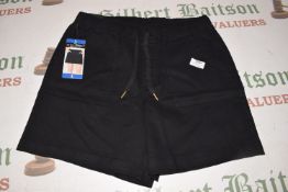 *Women’s Black 97% Cotton Shorts Size: L