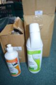 6x 1L Bentley Organic Toilet Cleaner, and 6x 500ml of Bentley Organic Floor Cleaner