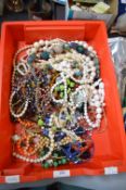 Costume Jewellery, Beaded Necklaces, etc.